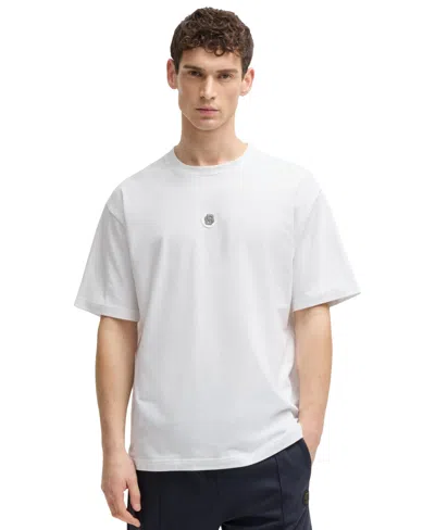 HUGO BOSS BOSS BY HUGO BOSS MEN'S DOUBLE B MONOGRAM REGULAR-FIT T-SHIRT