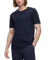 Hugo Boss T-shirt Boss Men Color Blue In Blau