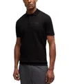 Hugo Boss Black Spread Collar Polo In Black