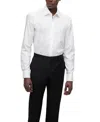 Hugo Boss Hank Slim Fit Solid Dress Shirt In White