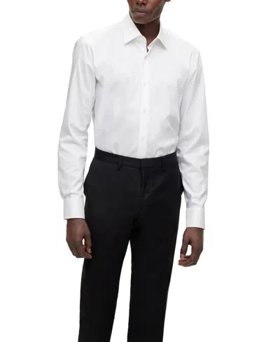 Hugo Boss Boss By  Men's Easy-iron Slim-fit Dress Shirt In White
