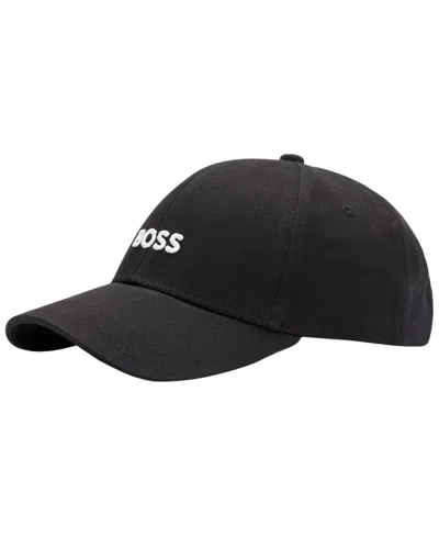 Hugo Boss Boss By  Men's Embroidered Logo Six-panel Cap In Black