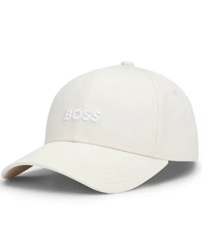 Hugo Boss Boss By  Men's Embroidered Logo Six-panel Cap In White