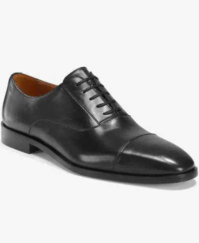 Hugo Boss Boss By  Men's Garren Leather Oxford Dress Shoes In Black