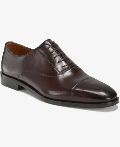 Hugo Boss Boss By  Men's Garren Leather Oxford Dress Shoes In Brown