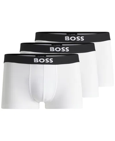HUGO BOSS BOSS BY HUGO BOSS MEN'S 3-PACK ICON TRUNKS