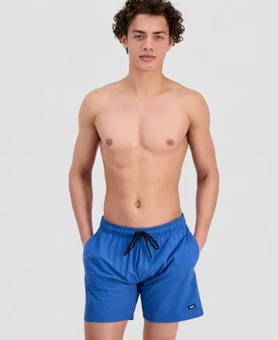 Hugo Boss Boss By  Men's Inner Brief 6" Swim Trunks In Blue