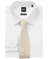 Hugo Boss Boss By  Men's Jacquard-pattern Silk Tie
