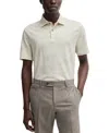 Hugo Boss Boss By  Men's Jacquard Polo In Open White