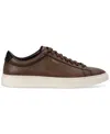 Hugo Boss Boss By  Men's Kieran Tennis Style Sneakers In Medium Brown