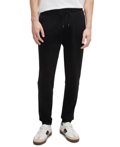 HUGO BOSS BOSS BY HUGO BOSS MEN'S LOGO PATCH TRACKSUIT BOTTOMS