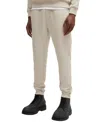 Hugo Boss Boss By  Men's Logo Patch Tracksuit Bottoms Pants In Open Beige