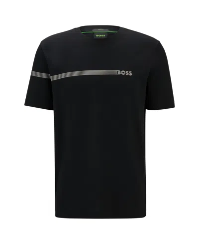 Hugo Boss Boss By  Men's Logo T-shirt In Black