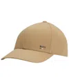 Hugo Boss Boss Zed Cotton Twill Baseball Cap In Brown