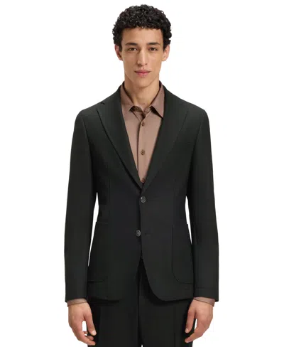 Hugo Boss Boss By  Men's Machine-washable Stretch Slim-fit Blazer In Black