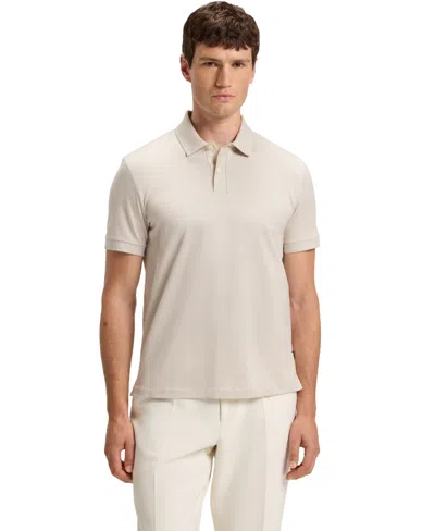 Hugo Boss Boss By  Men's Mercerized-cotton Polo Shirt In White