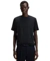 Hugo Boss Boss Thompson Solid Cotton T-shirt In Black