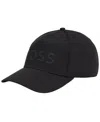 Hugo Boss Boss By  Men's Mesh-pique Tonal Logo Hat In Black