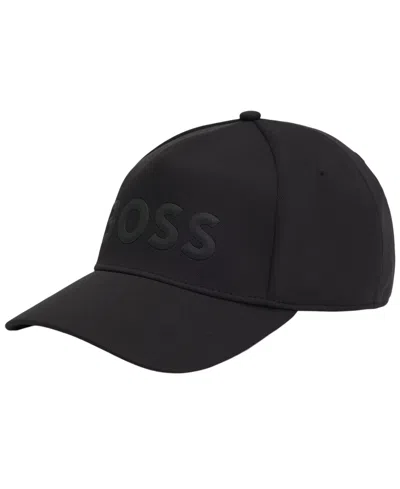 Hugo Boss Boss By  Men's Mesh-pique Tonal Logo Hat In Black
