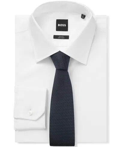 Hugo Boss Boss By  Men's Micro Pattern Silk-blend Tie
