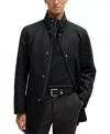 Hugo Boss Camron Coat In Black