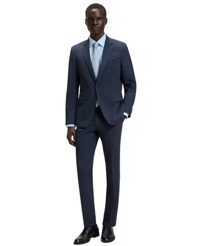Hugo Boss Boss By  Men's Micro-patterned Stretch Slim-fit Suit