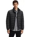 Hugo Boss Boss By  Men's Packable Slim-fit Jacket In Black