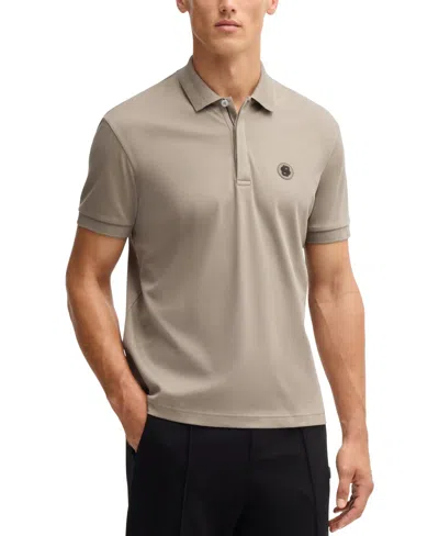 Hugo Boss Boss By  Men's Cotton Paddy Polo Shirt In Open Green