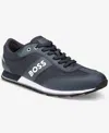 Hugo Boss Gender Inclusive Parkour Runn Sneaker In Blue