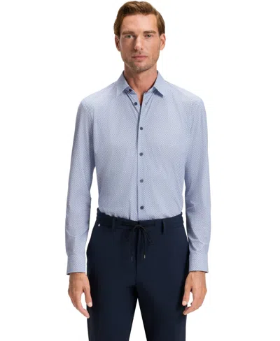 Hugo Boss Boss By  Men's Performance Slim-fit Dress Shirt In Blue