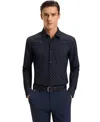Hugo Boss Boss By  Men's Performance-stretch Slim-fit Dress Shirt In Black