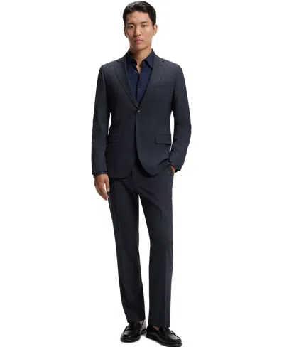 Hugo Boss Boss By  Men's Performance-stretch Slim-fit Suit In Open Blue