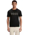 Hugo Boss Boss By  Men's Pima-cotton T-shirt In Black
