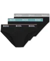 Hugo Boss Boss By  Men's Power 3-pk. Tipped Logo Waistband Briefs In Multi