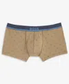 Hugo Boss Boss By  Men's Printed Logo Trunks In Brown