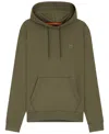Hugo Boss Regular-fit Hoodie In Cotton Terry With Logo Patch In Green