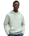 Hugo Boss Regular-fit Hoodie In Cotton Terry With Logo Patch In Open Blue