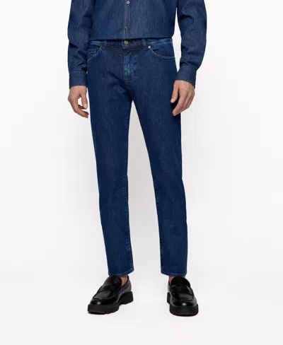 Hugo Boss Boss By  Men's Regular-fit Jeans In Blue