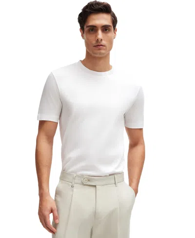 HUGO BOSS BOSS BY HUGO BOSS MEN'S REGULAR-FIT MERCERIZED-COTTON T-SHIRT
