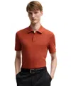Hugo Boss Boss By  Men's Regular-fit Pallas Polo Shirt In Orange