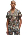 Hugo Boss Boss By  Men's Regular-fit Printed Beach Shirt In Dark Beige