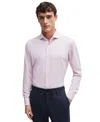 Hugo Boss Kason Slim Fit Dress Shirt In Open Red
