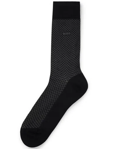 Hugo Boss Boss By  Men's Regular-length Patterned Socks