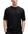 Hugo Boss Boss Thompson T Shirt In Charcoal