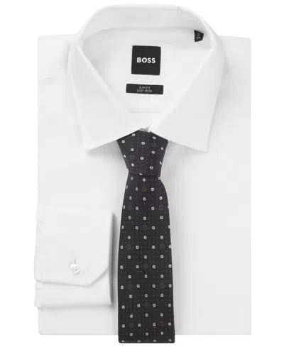 Hugo Boss Boss By  Men's Silk-blend Monogram Tie