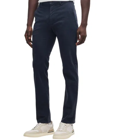 Hugo Boss Boss By  Men's Slim-fit Comfort-stretch Chinos In Dark Blue