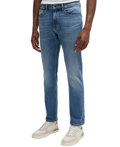 Hugo Boss Regular Fit Jeans In Light Blue