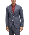 HUGO BOSS BOSS BY HUGO BOSS MEN'S SLIM-FIT MICRO-PATTERNED JACKET