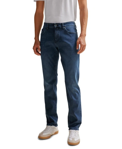 Hugo Boss Boss By  Men's Slim-fit Performance Jeans In Medium Blue