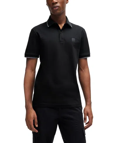 Hugo Boss Boss By  Men's Slim-fit Polo Shirt In Black